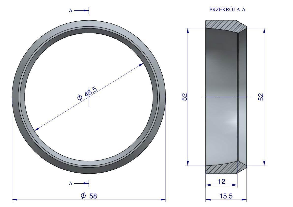 Pierścień główki łącznika C-385 4-cyl. 84450052/80450012 - zdjęcie 2