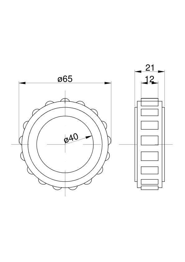 Złożenie łożysko igiełkowe PLC C-385 86121901/88121901 - zdjęcie 2