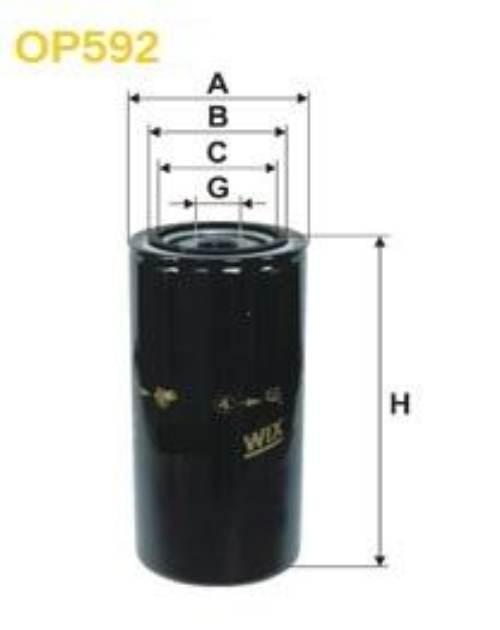 Filtr oleju PP-12.3 OP 592 5413030650 Filtron (zam PP-123) OP592