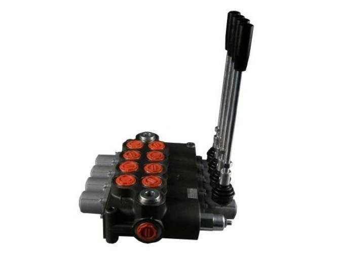 Rozdzielacz hydrauliczny czterosekcyjny (4) 120L ROZDZIELACZ4P120