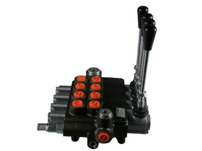 Rozdzielacz hydrauliczny czterosekcyjny (4) 80L ROZDZIELACZ4P80