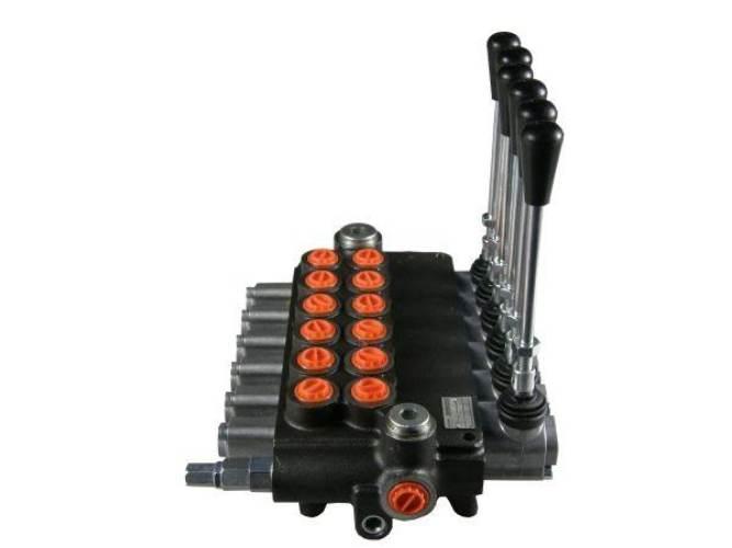 Rozdzielacz hydrauliczny sześciosekcyjny (6) 80L ROZDZIELACZ6P80