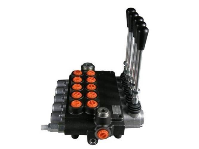 Rozdzielacz hydrauliczny pięciosekcyjny (5) 80L ROZDZIELACZ5P80