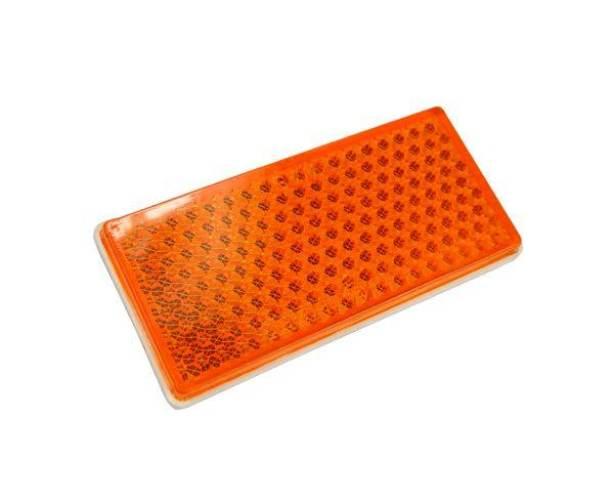 Odblask prostokątny 105x48 pomarańczowy 10szt 105X48P