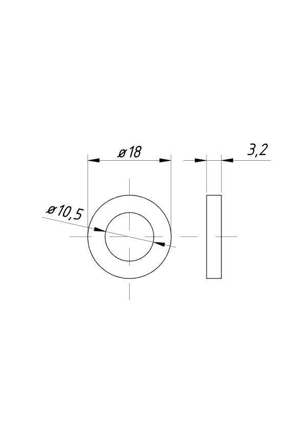 Uszczelka końcówki przelotowej O-036 fi 17mm/10mm Opryskiwacz 100szt O-036 - zdjęcie 2