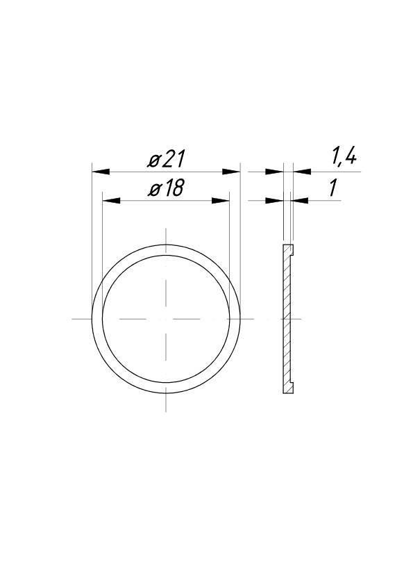 Membrana zaworu 0-104/07 fi 22mm Opryskiwacz 100szt AP0-104/0/7 - zdjęcie 2