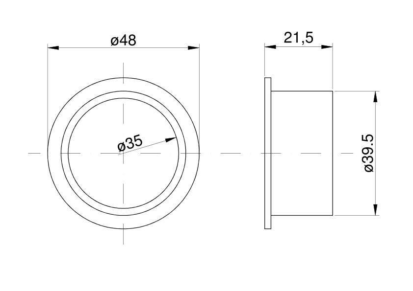 Tuleja teflon 008560 Claas RM-008560 - zdjęcie 2