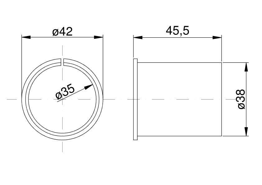 Tuleja teflon 008564.0 Claas RM-008564 - zdjęcie 2