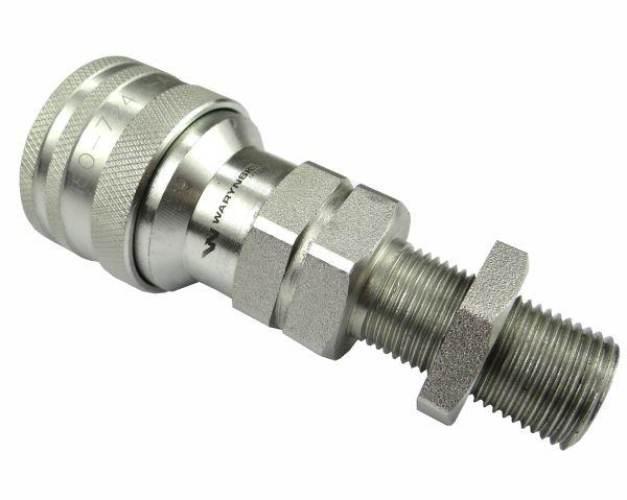 Szybkozłącze hydrauliczne gniazdo long M18x1.5 gwint zewnętrzny EURO (91008 - zdjęcie 2