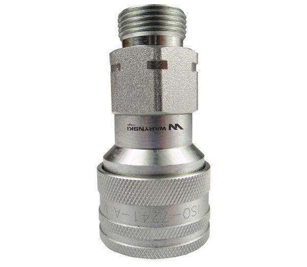 Szybkozłącze hydrauliczne gniazdo M22x1.5 gwint zewnętrzny EURO (9100822G) - zdjęcie 4