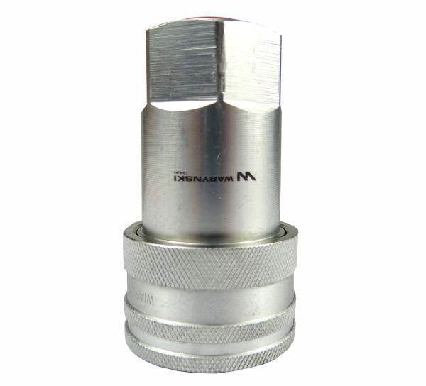 Szybkozłącze hydrauliczne gniazdo G1/4"BSP gwint wewnętrzny ISO 7241-A Wary - zdjęcie 3