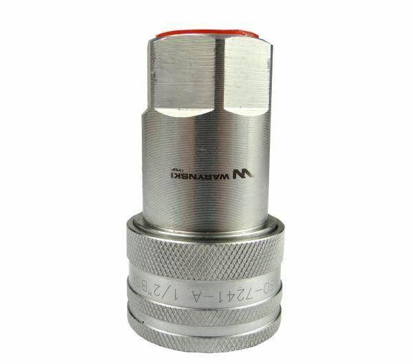 Szybkozłącze hydrauliczne gniazdo G1/2"BSP gwint wewnętrzny ISO 7241-A Wary - zdjęcie 4
