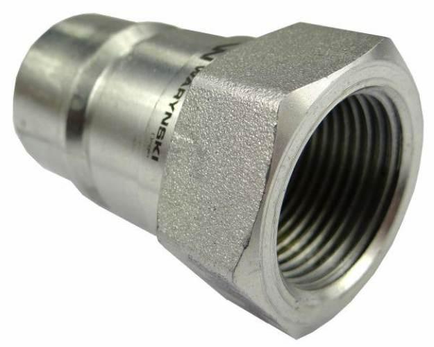 Szybkozłącze hydrauliczne wtyczka G1"BSP gwint wewnętrzny ISO 7241-A Waryńs - zdjęcie 4