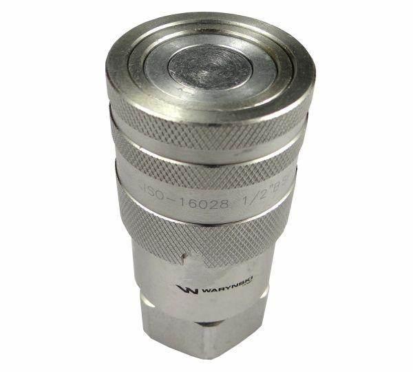 Szybkozłącze hydrauliczne suchoodcinające gniazdo G1/2"BSP gwint wewnętrzny - zdjęcie 3