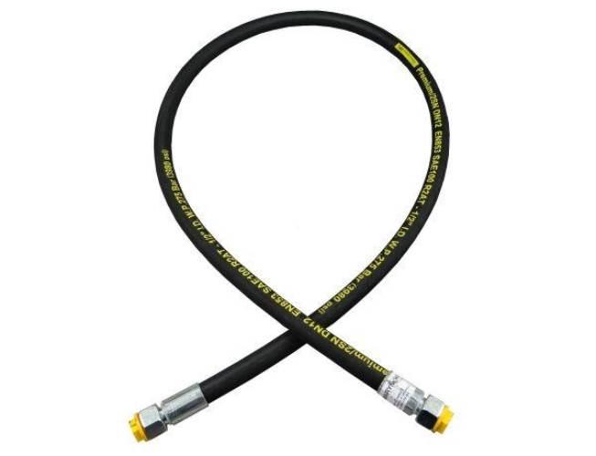 Przewód hydrauliczny 275 bar gwint M22x1.5 proste L-1600mm DN12-2SN 7214/07 - zdjęcie 2