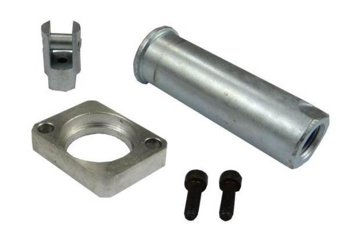 Zestaw (kit) do rozdzielacza hydraulicznego 40l - 80l/min - mocowanie linki