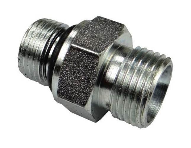 Złącze hydrauliczne proste BB G3/8-18x1.5 z uszczelnieniem (G3/8X18) - zdjęcie 2