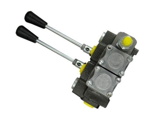 Rozdzielacz hydrauliczny 2-sekcyjny max przepływ 40L Waryński W-ROZ40L/2 - zdjęcie 3