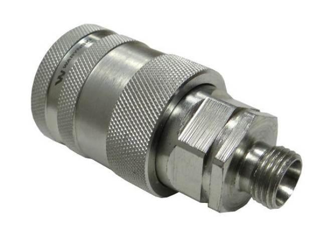 Szybkozłącze hydrauliczne gniazdo M16x1.5 gwint zewnętrzny EURO PUSH-PULL (
