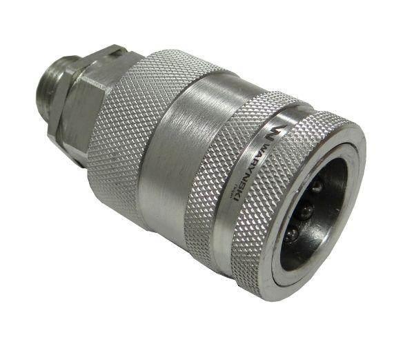 Szybkozłącze hydrauliczne gniazdo M18x1.5 gwint zewnętrzny EURO PUSH-PULL ( - zdjęcie 4