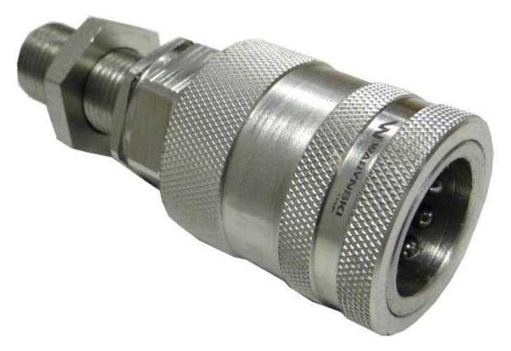 Szybkozłącze hydrauliczne gniazdo long M18x1.5 gwint zewnętrzny EURO PUSH-P - zdjęcie 3