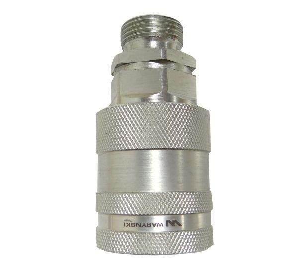 Szybkozłącze hydrauliczne gniazdo M22x1.5 gwint zewnętrzny EURO PUSH-PULL ( - zdjęcie 3