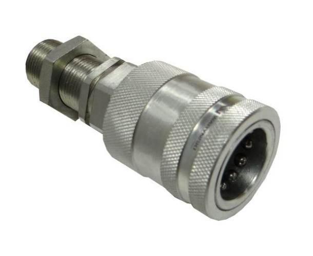 Szybkozłącze hydrauliczne gniazdo long M22x1.5 gwint zewnętrzny EURO PUSH-P - zdjęcie 3
