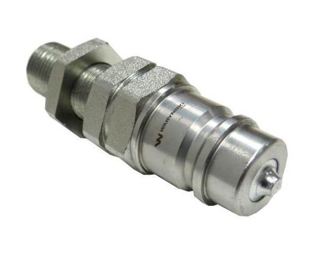 Szybkozłącze hydrauliczne wtyczka long M18x1.5 gwint zewnętrzny EURO (91008