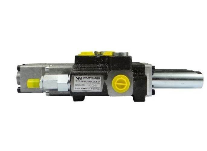 Rozdzielacz hydrauliczny 2-sekcyjny max przepływ 40L 1-sekcja pływająca - s - zdjęcie 3