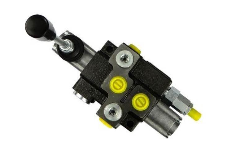 Rozdzielacz hydrauliczny 1-sekcyjny max przepływ 40L z zatrzaskiem Waryński - zdjęcie 4