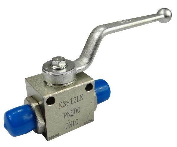 Zawór kulowy hydrauliczny 3-drożny M18x1.5 z otworami montażowymi - zdjęcie 3