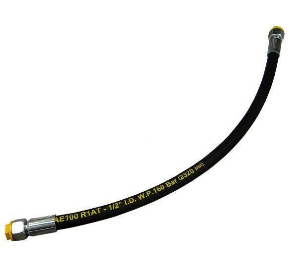 Przewód hydrauliczny gwint M22x1.5 proste L-630mm DN12-1SN (AA-13-630; P11P - zdjęcie 2