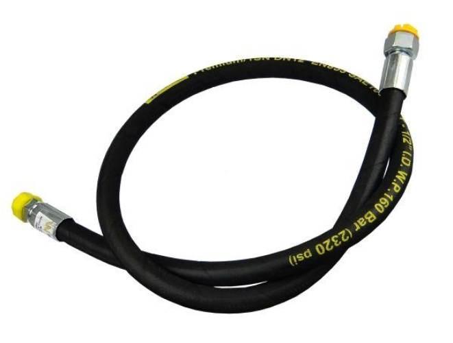 Przewód hydrauliczny gwint M22x1.5 proste L-1300mm DN12-1SN (AB-13-1300; P1 - zdjęcie 2