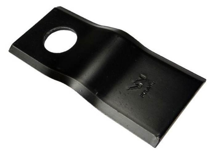 Nóż, nożyk kosiarka rotacyjna (czeska) 109mm dłuższy WARYŃSKI 25szt