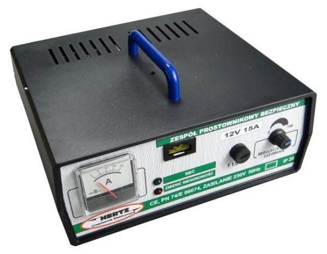 Prostownik 12V/15A Hertz ZPB12V15A