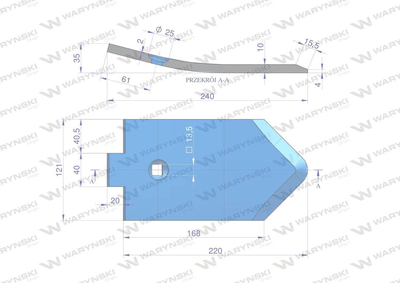 Dziób redlicy zastosowanie Lemken Smaragd Waryński W-3374388 - zdjęcie 3