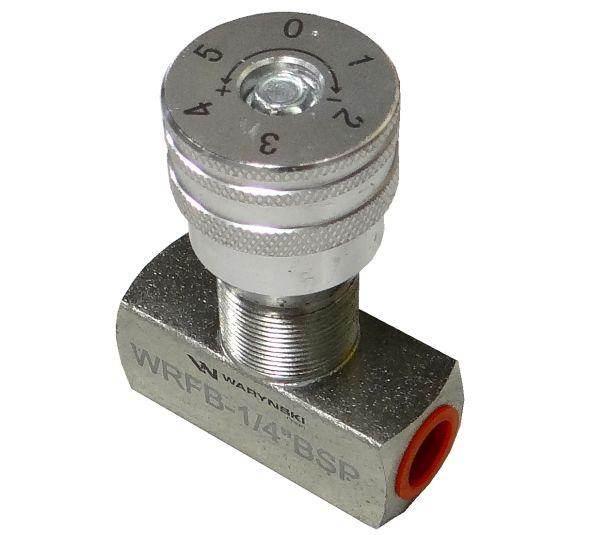 Zawór dławiący WRFB 90 1/4"BSP Waryński WRFB-1/4BSP