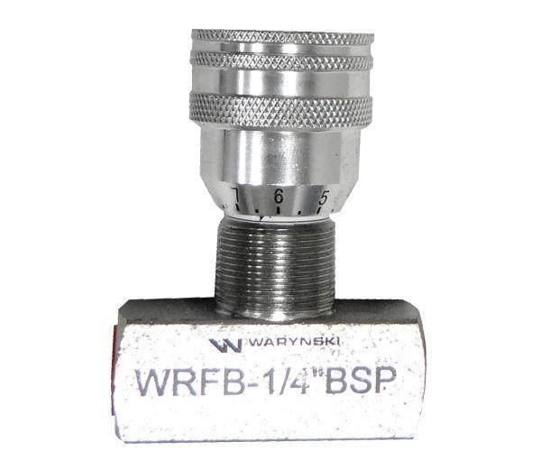 Zawór dławiący WRFB 90 1/4"BSP Waryński WRFB-1/4BSP - zdjęcie 3