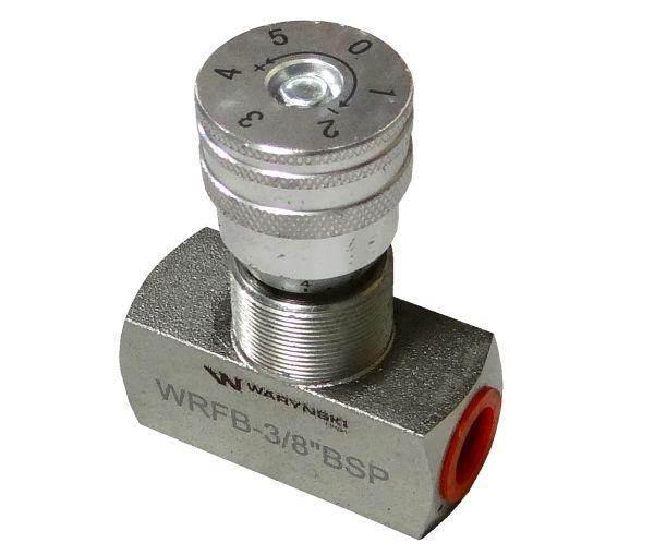Zawór dławiący WRFB 90 3/8"BSP Waryński WRFB-3/8BSP