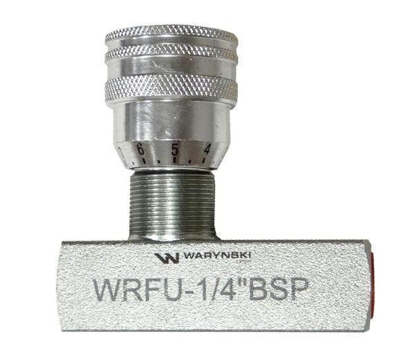 Zawór dławiąco-zwrotny WRFU 90 1/4"BSP Waryński WRFU-1/4BSP - zdjęcie 2