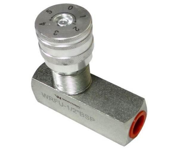 Zawór dławiąco-zwrotny WRFU 90 1/2"BSP Waryński WRFU-1/2BSP