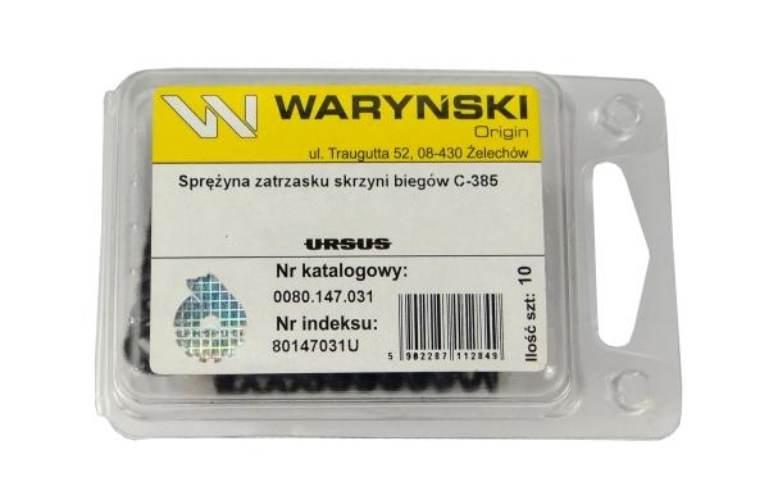 Sprężyna zatrzasku skrzyni biegów C-385 ORYGINAŁ URSUS 10szt 80147031U - zdjęcie 2