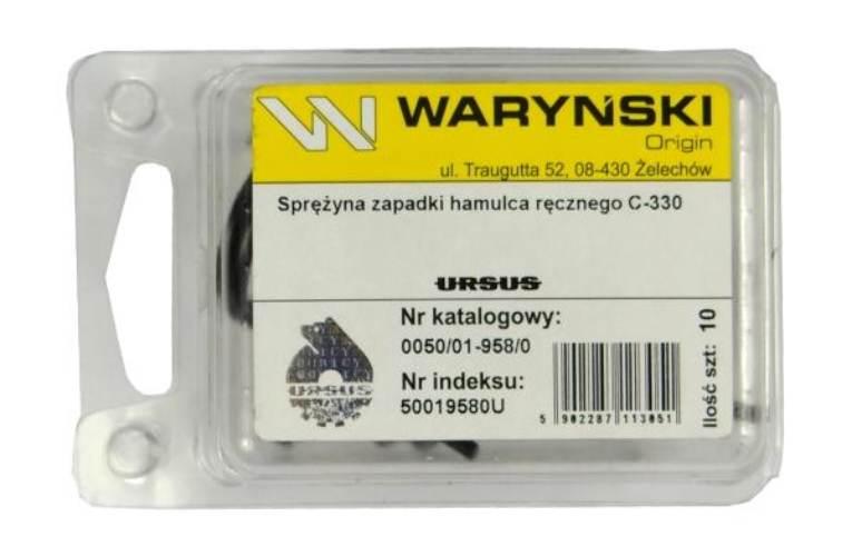 Sprężyna zapadki hamulca ręcznego C-330 ORYGINAŁ URSUS 10szt 50019580U - zdjęcie 3