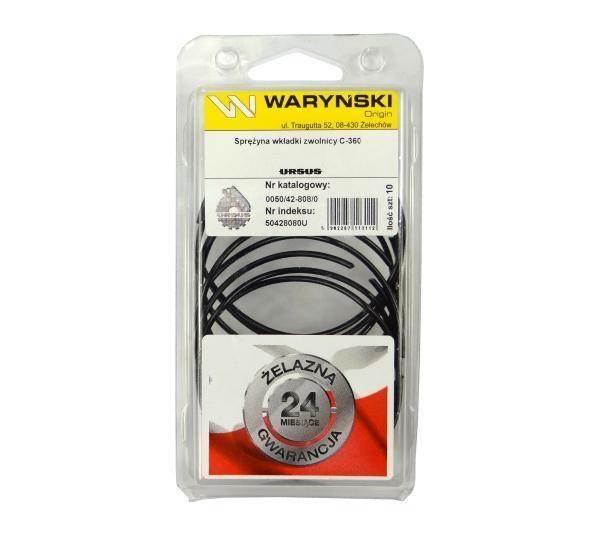 Sprężyna wkładki zwolnicy C-360 ORYGINAŁ URSUS 10szt 50428080U - zdjęcie 2