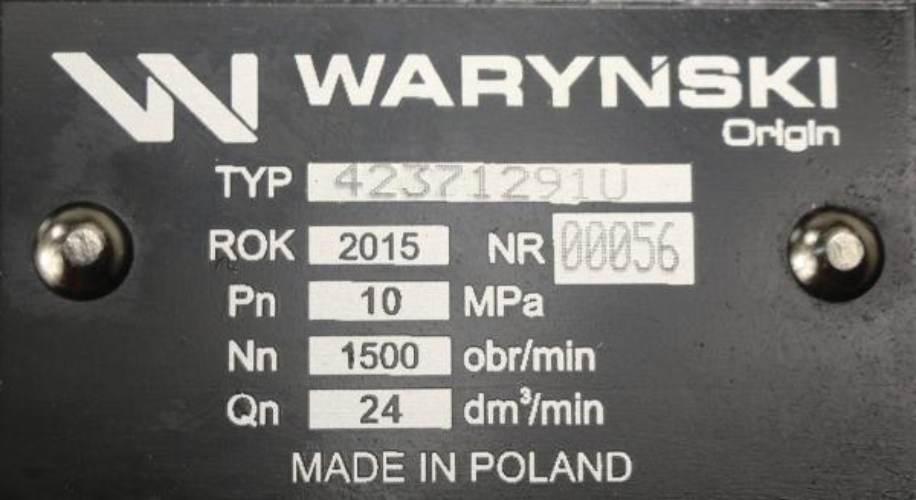 Pompa hydrauliczna PZ18AT podnośnika wzmocniona 23 l/min C-330 ORYGINAŁ URS - zdjęcie 3