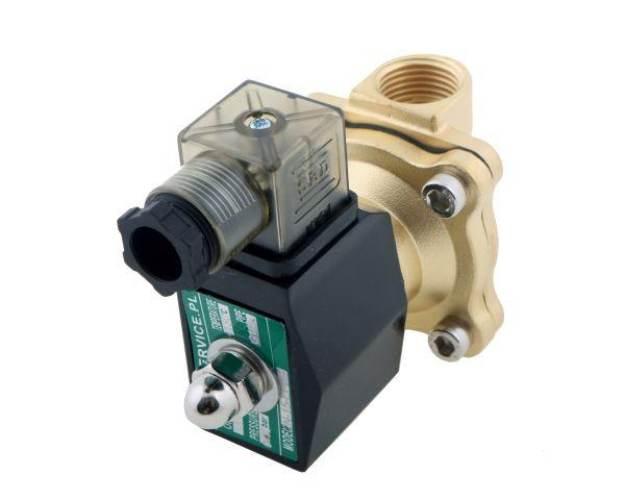 Elektrozawór 2N15 1/2" 230V AC NC (normalnie zamknięty) EPDM komplet z cewk - zdjęcie 3