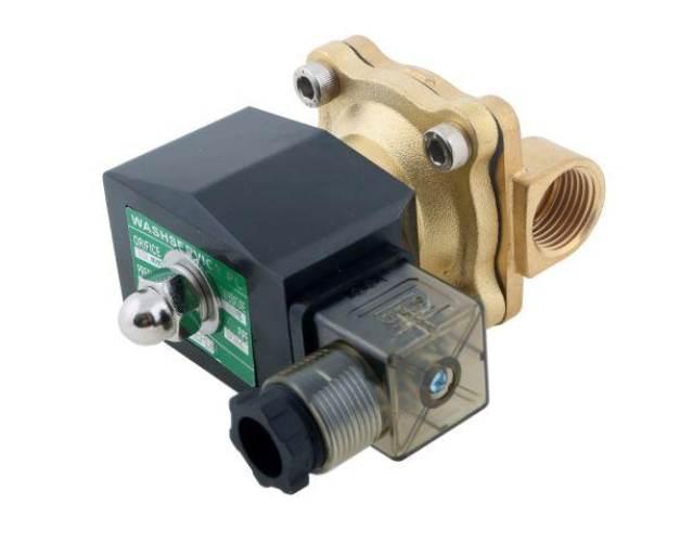 Elektrozawór 2N15 1/2" 12V DC NC (normalnie zamknięty) EPDM komplet z cewką - zdjęcie 2