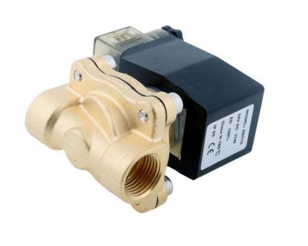 Elektrozawór 2N15 1/2" 24V DC NC (normalnie zamknięty) EPDM komplet z cewką - zdjęcie 3