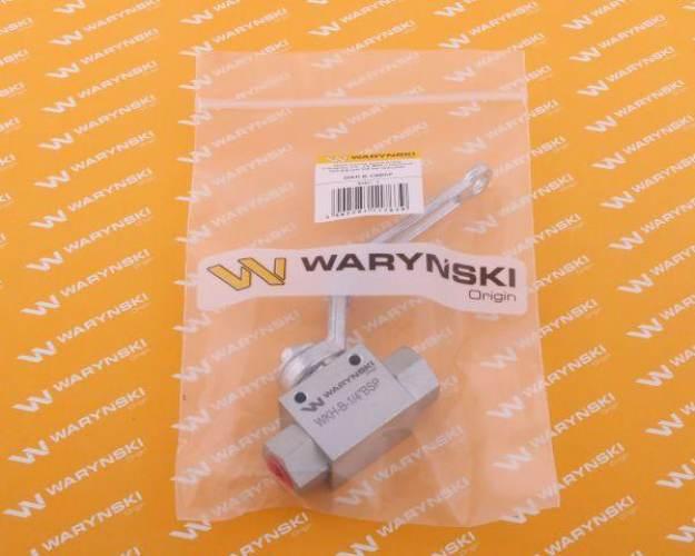 Zawór kulowy hydrauliczny 2-drogowy 2/2 - 1/4"BSP z otworami mocującymi 500 - zdjęcie 3