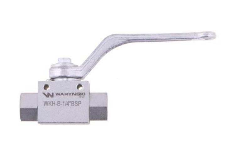Zawór kulowy hydrauliczny 2-drogowy 2/2 - 1/4"BSP z otworami mocującymi 500 - zdjęcie 4